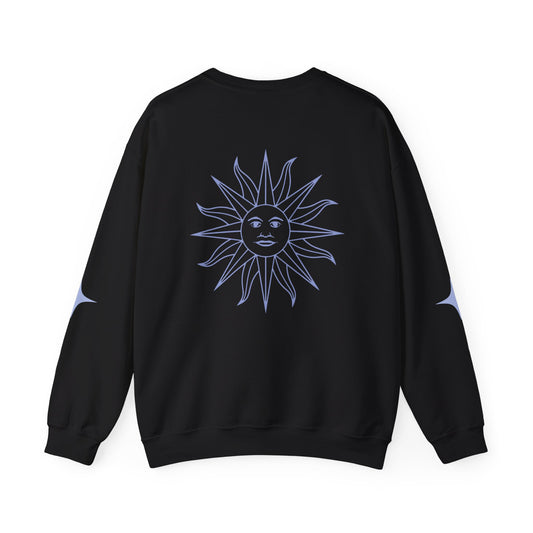 Essential Crewneck (Black/SkyBlue)